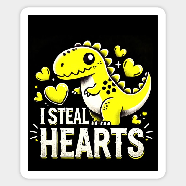 I steal hearts Sticker by CreativeSage